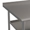Flash Furniture 72 x 30 Stainless 2 Shelf Table with Backsplash NH-WT-GU-3072BSP-GG - alternate 5